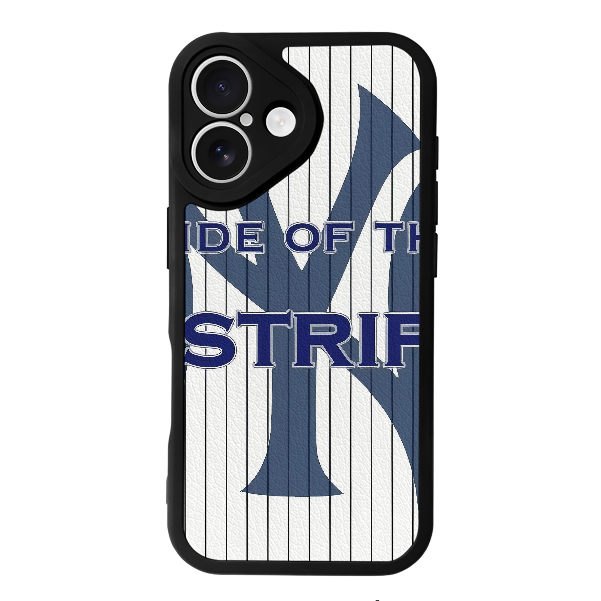 New York Yankees 267 IPhone 16 Silicone Leather Case – UV Print, Lambskin Texture – Perfect Fit, Wireless Charging Compatible, Scratch Resistant, Precise Cutouts – Stylish Protection For IPhone 16